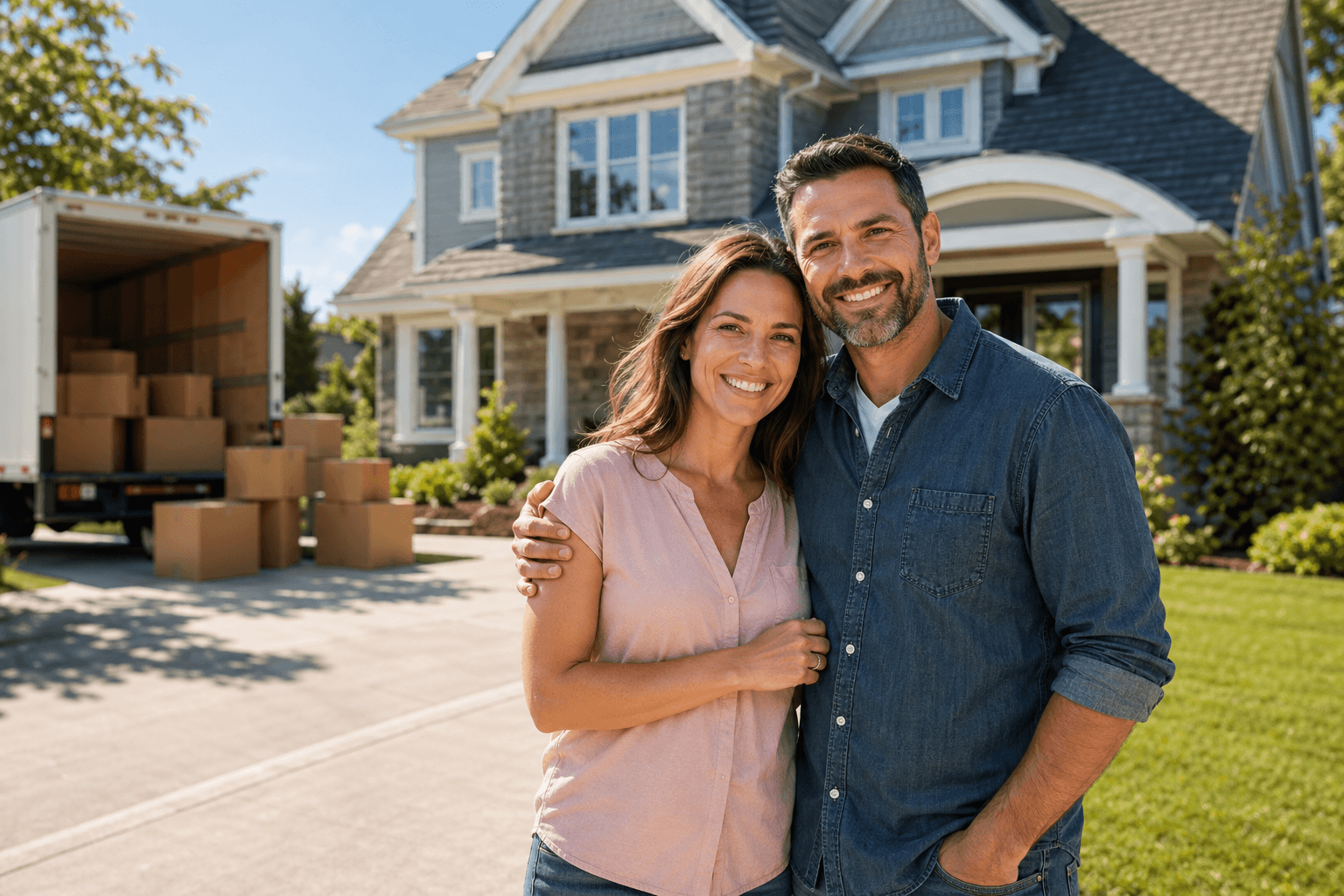 Buy your new home. Then move.